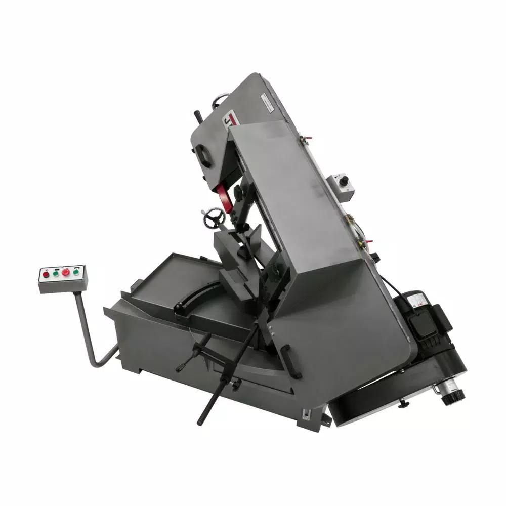Jet 10 in. x 16 in. Horizontal Mitering Bandsaw, 2 HP, 230V/460V 3-Phase Metalworking Saw