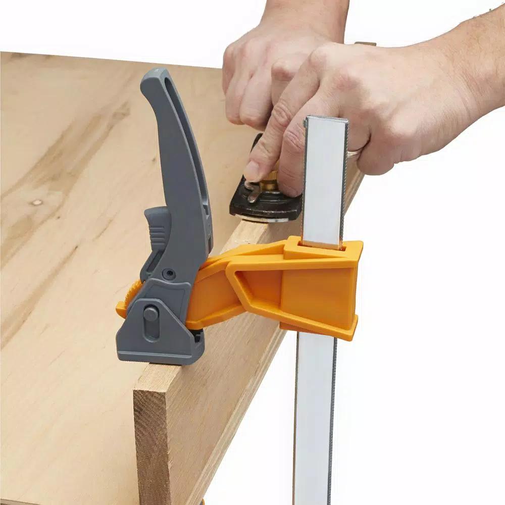 BORA Steel Lever Clamp Set, 6-Piece (6 in., 12 in., 24 in.)