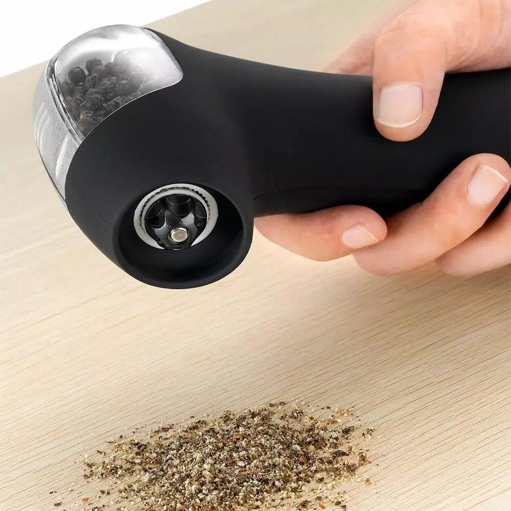 Ozeri Graviti Pro II Electric Salt and Pepper Grinder Set, BPA-Free Ceramic Mills