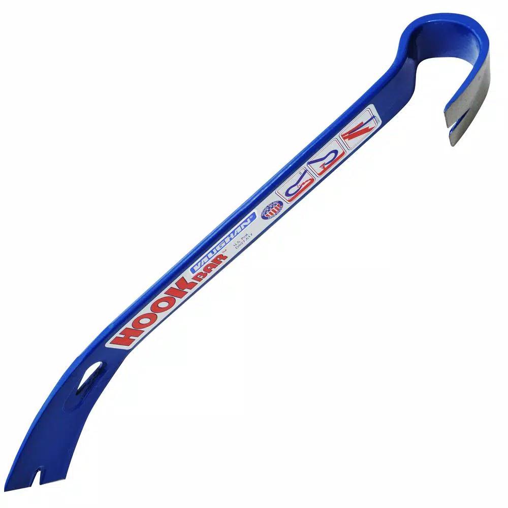Vaughan B215H 15 in. Steel Hook Bar Nail Puller Pry Bar