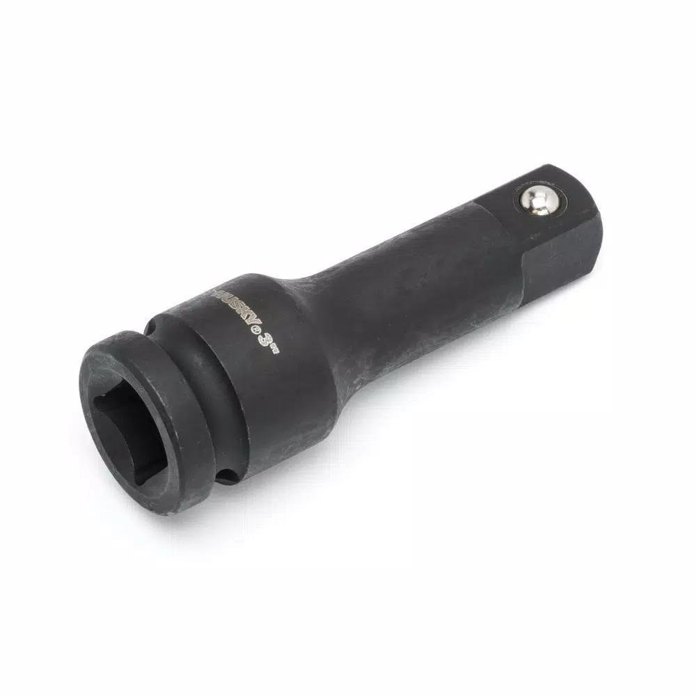 Husky 1/2 in. Drive 10 in. Impact Extension Bar, Chrome Molybdenum Steel