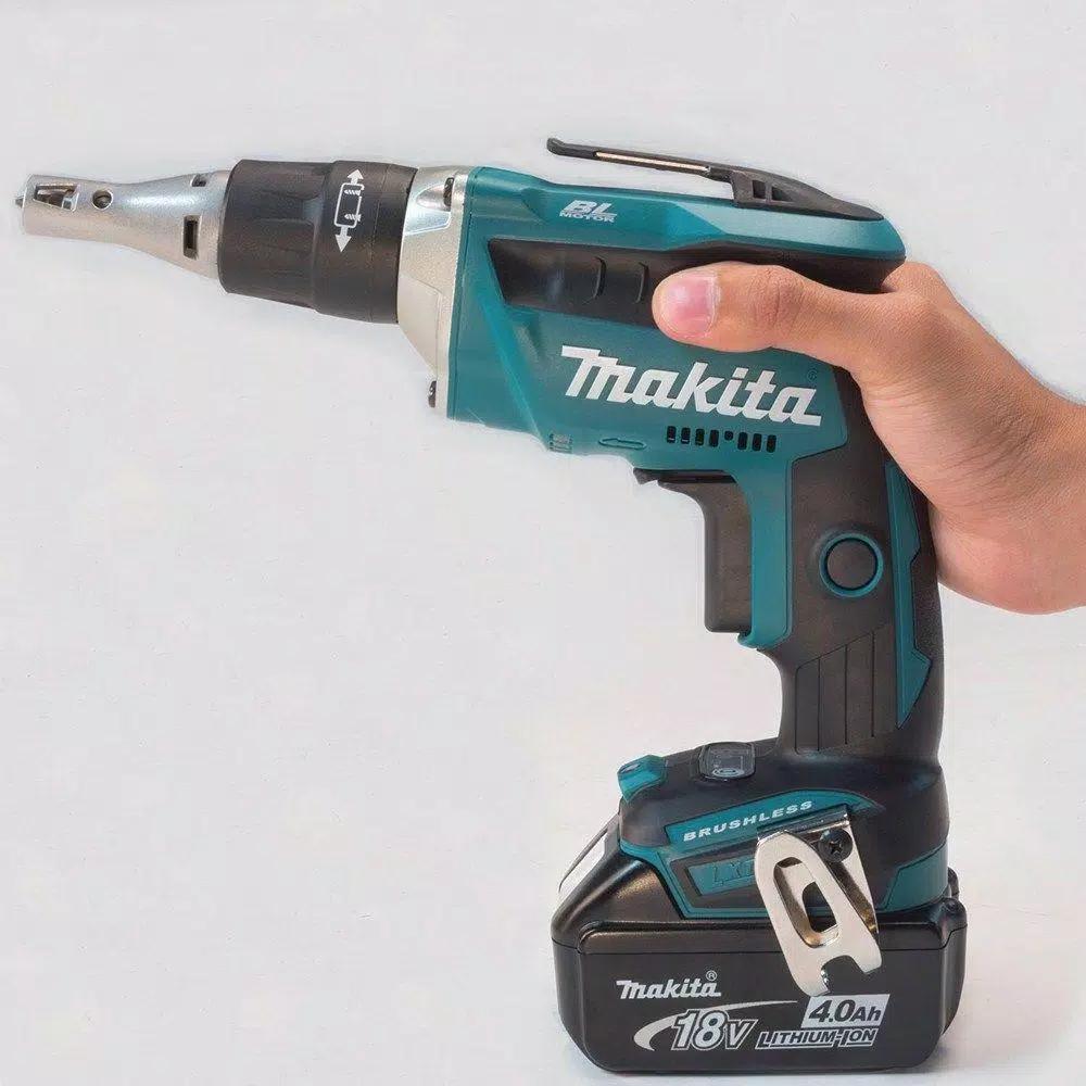Makita 18V LXT Brushless Cordless Drywall Screwdriver with Push Drive & 5.0Ah Battery