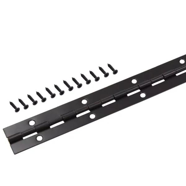 Everbilt 1-1/16 in. x 48 in. Continuous Hinge, Oil-Rubbed Bronze Steel