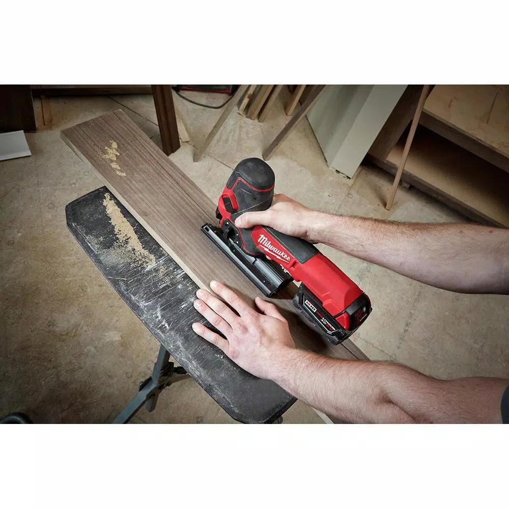 Milwaukee M18 FUEL 18V Brushless Compact Router and Barrel Grip Jig Saw Combo Kit (Tool-Only)