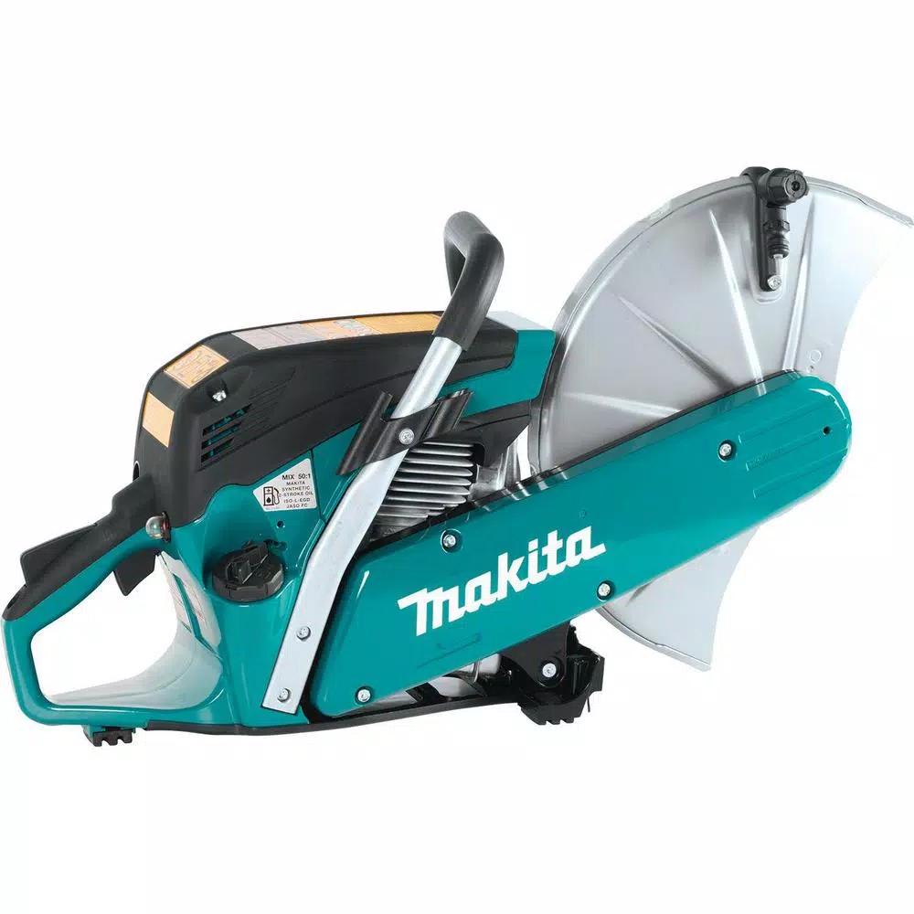 Makita 14 in. 61 cc Gas Power Cutter with Bonus 14 in. Segmented Rim Diamond Blade