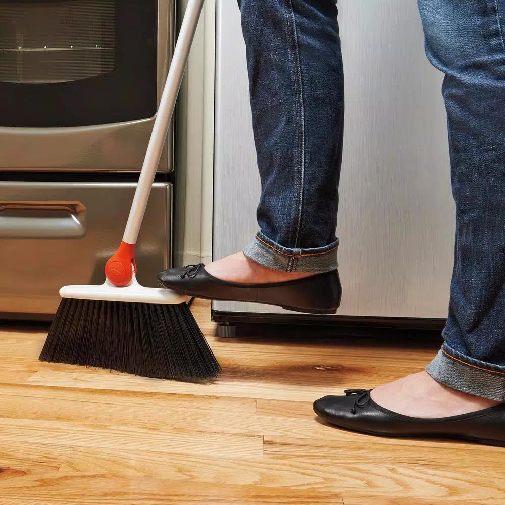 OXO Good Grips 52 in. Any Angle Broom with Lightweight Aluminum Handle