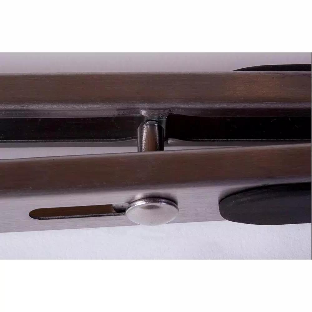 Chefright 10 in. Brushed Stainless Steel Magnetic Locking Tongs with Soft Rubber Grips, Set of 3