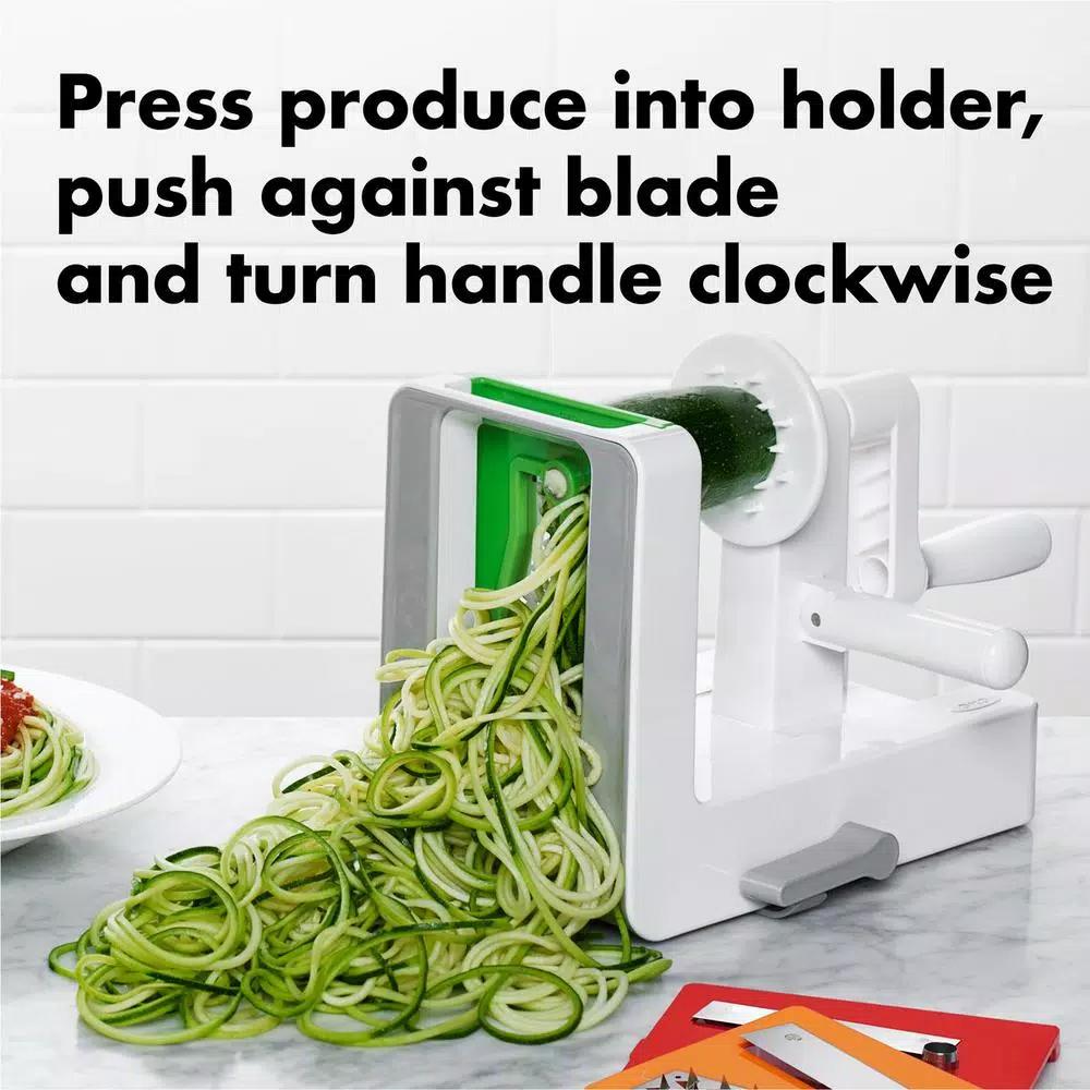 OXO Good Grips Tabletop Spiralizer with 3 Stainless Steel Blades