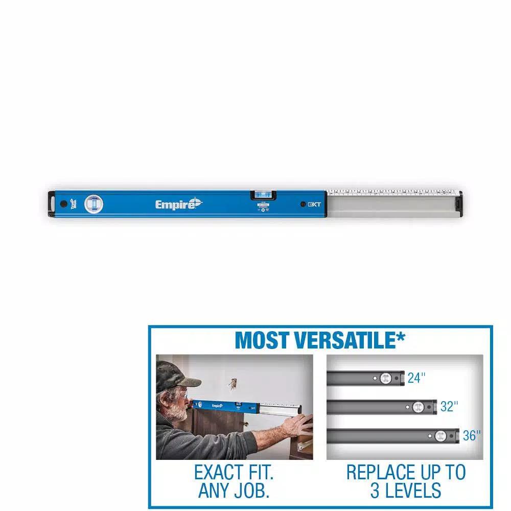 Empire eXT40 True Blue Extendable Box Level, 24 in. to 40 in.