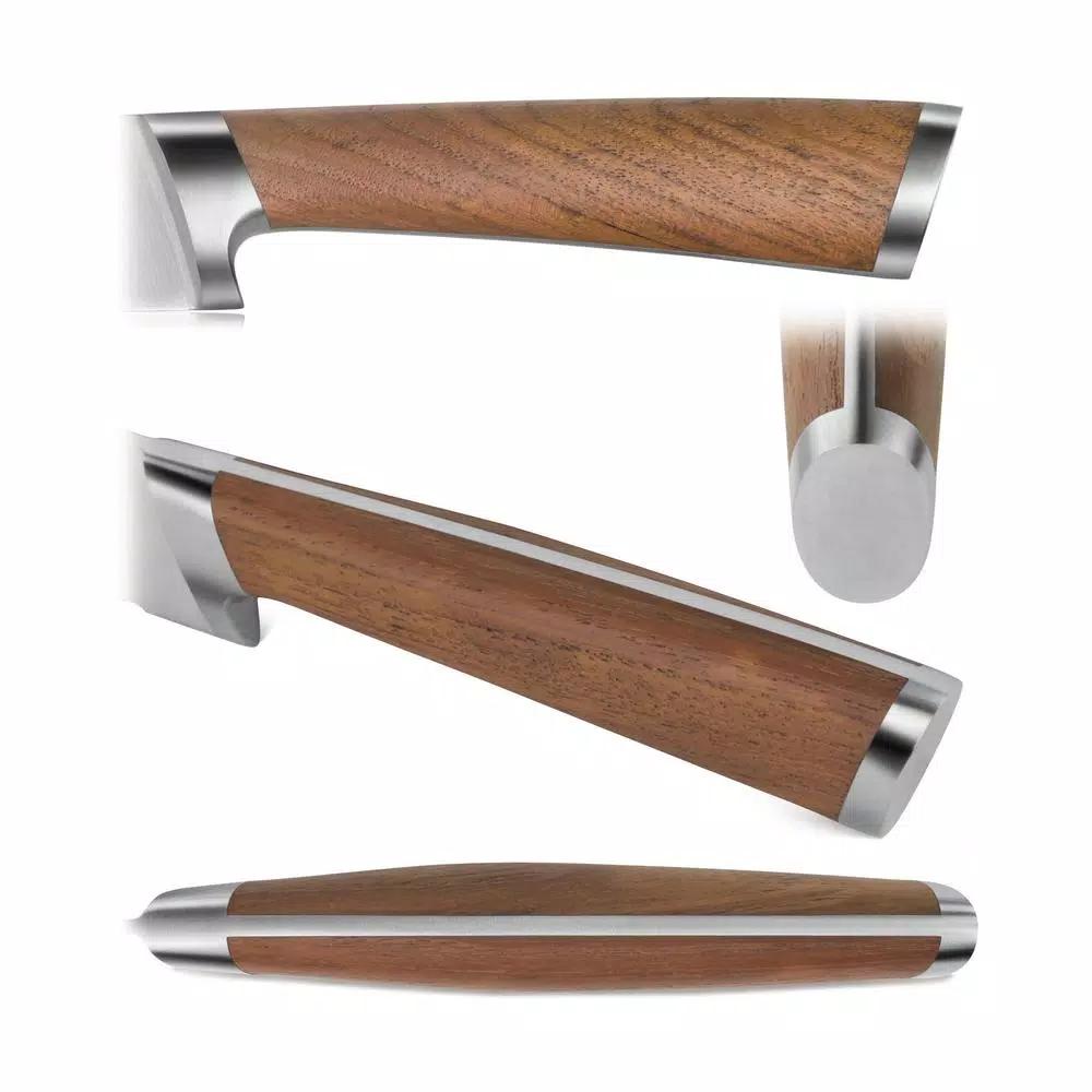 Cangshan H1 Series 8 in. German Steel Forged Chef Knife with Teak Wood Handle