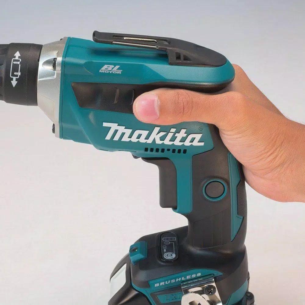Makita 18V LXT Brushless Cordless Drywall Screwdriver with Push Drive & 5.0Ah Battery