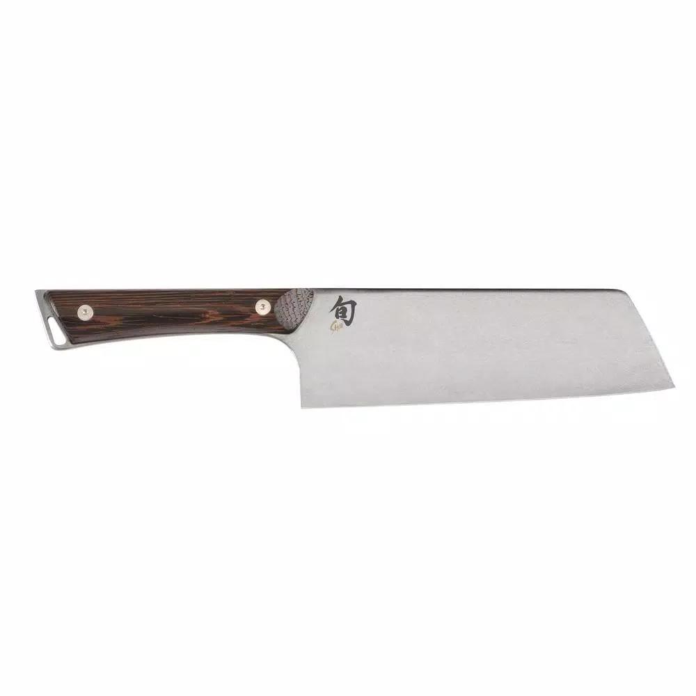 Shun Kanso 7 in. Japanese Utility Knife, AUS10A High-Carbon Stainless Steel, Wenge Wood Handle