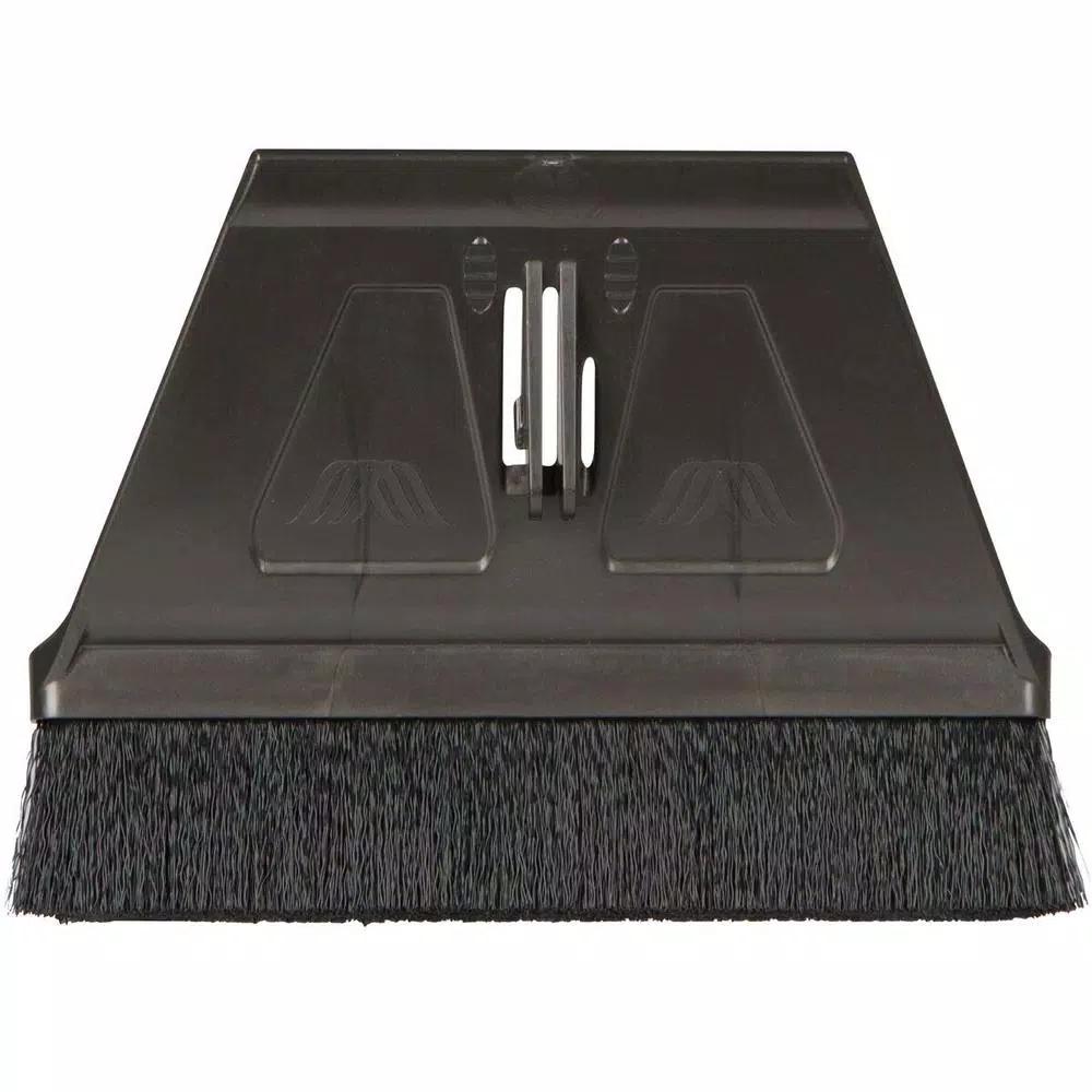 WISP miniWISP 6 in. Gray Whisk Broom and 7 in. Plastic Dustpan Set with Electrostatic Bristle Seal Technology
