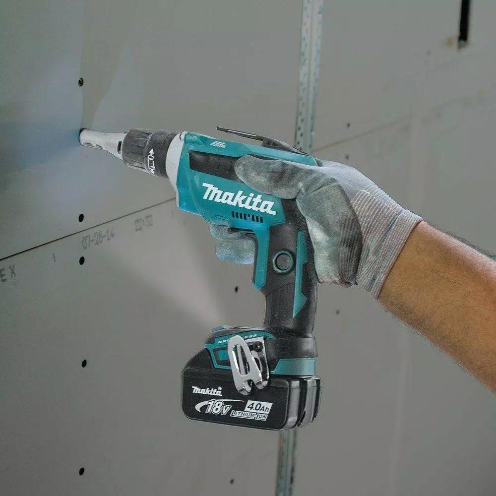 Makita 18V LXT Brushless Cordless Drywall Screwdriver with Push Drive & 5.0Ah Battery