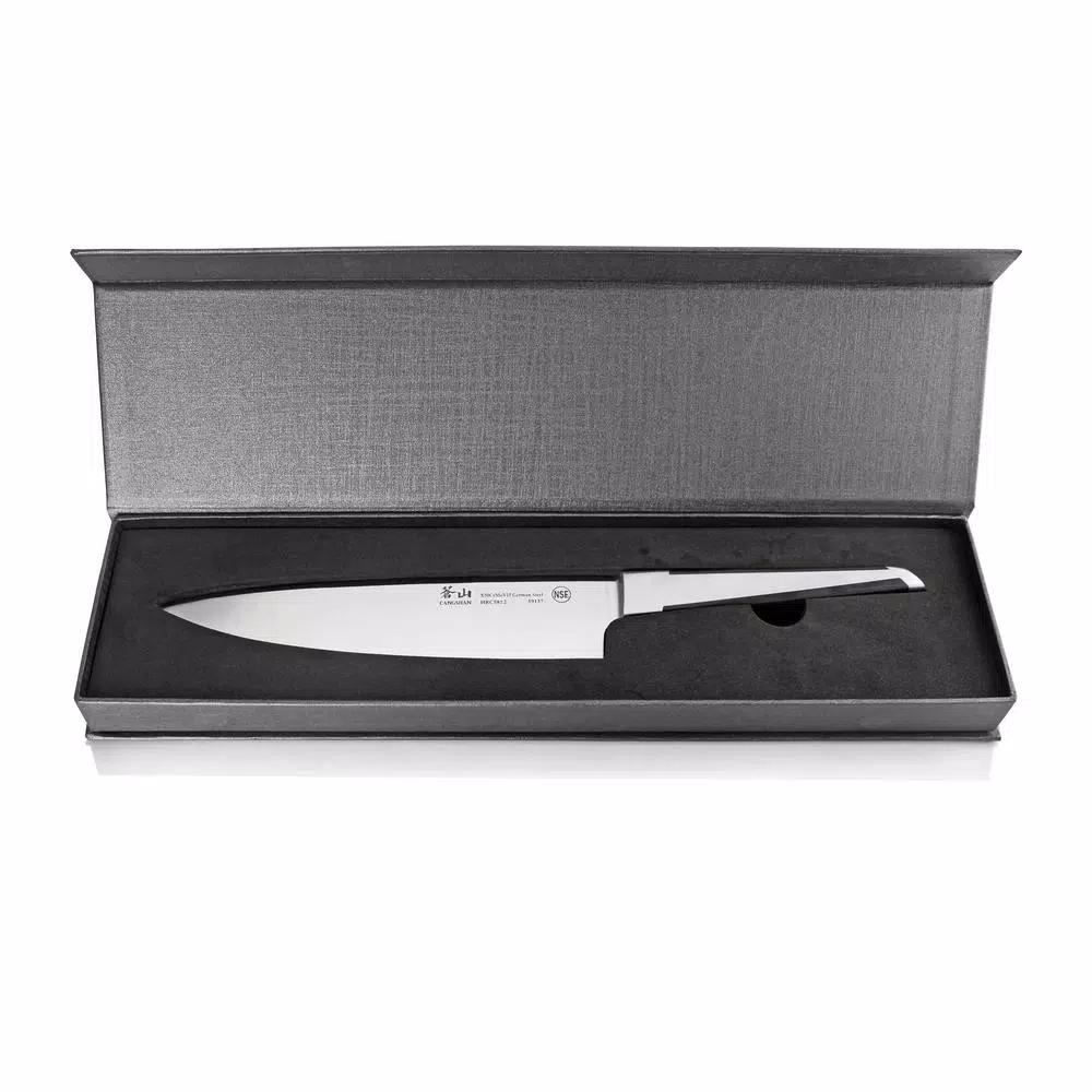 Cangshan X Series 8 in. German Steel Forged Chef's Knife, Full Tang Stainless Steel