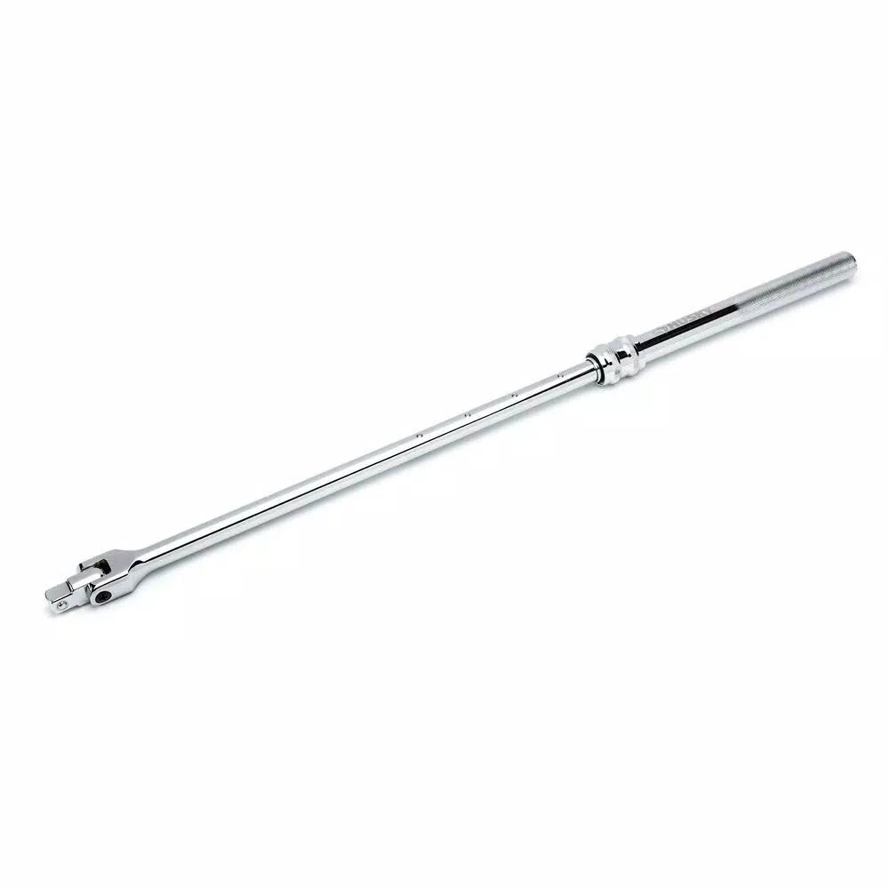 Husky 1/2 in. Drive Extendable Breaker Bar, 18 in. to 24 in.