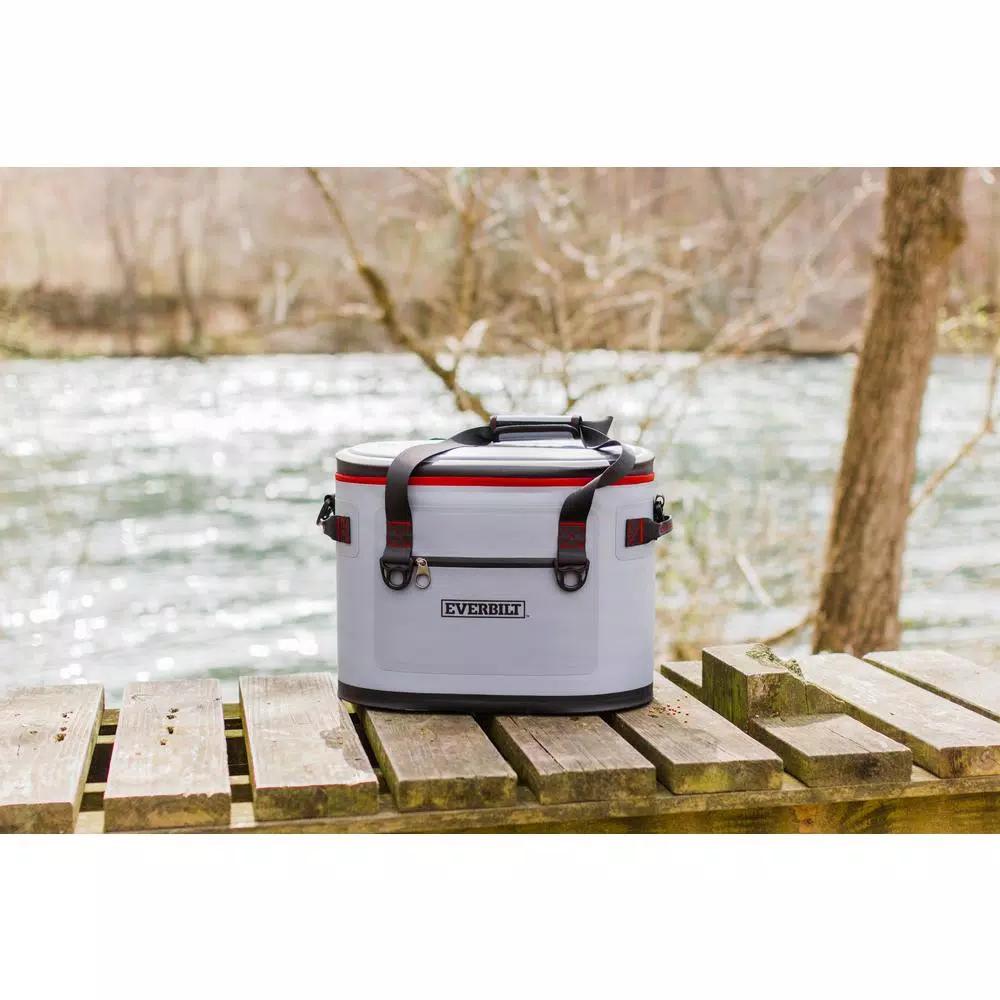 Everbilt 30-Can Soft-Sided Cooler Bag with Waterproof Zipper - 10.46 Qt.