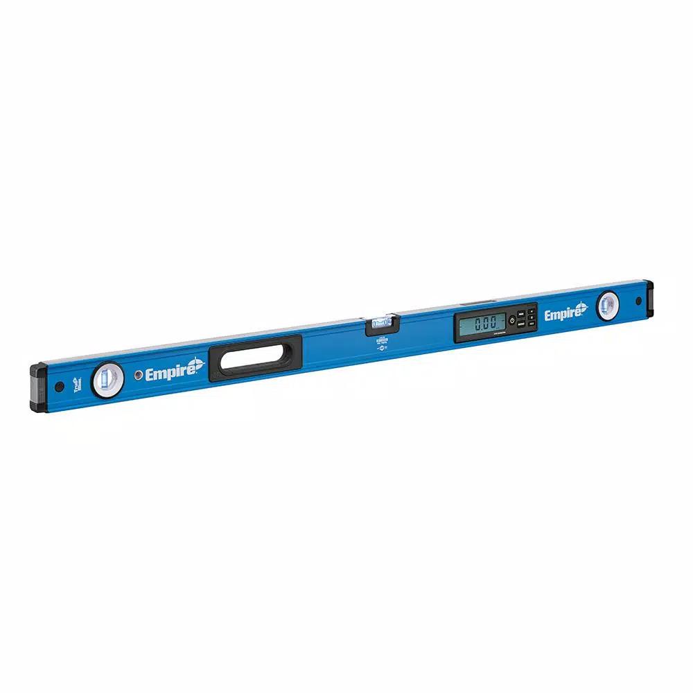 Empire True Blue 48 in. Digital Box Level Kit with 8 in. Magnetic Torpedo Level and 7 in. Rafter Square