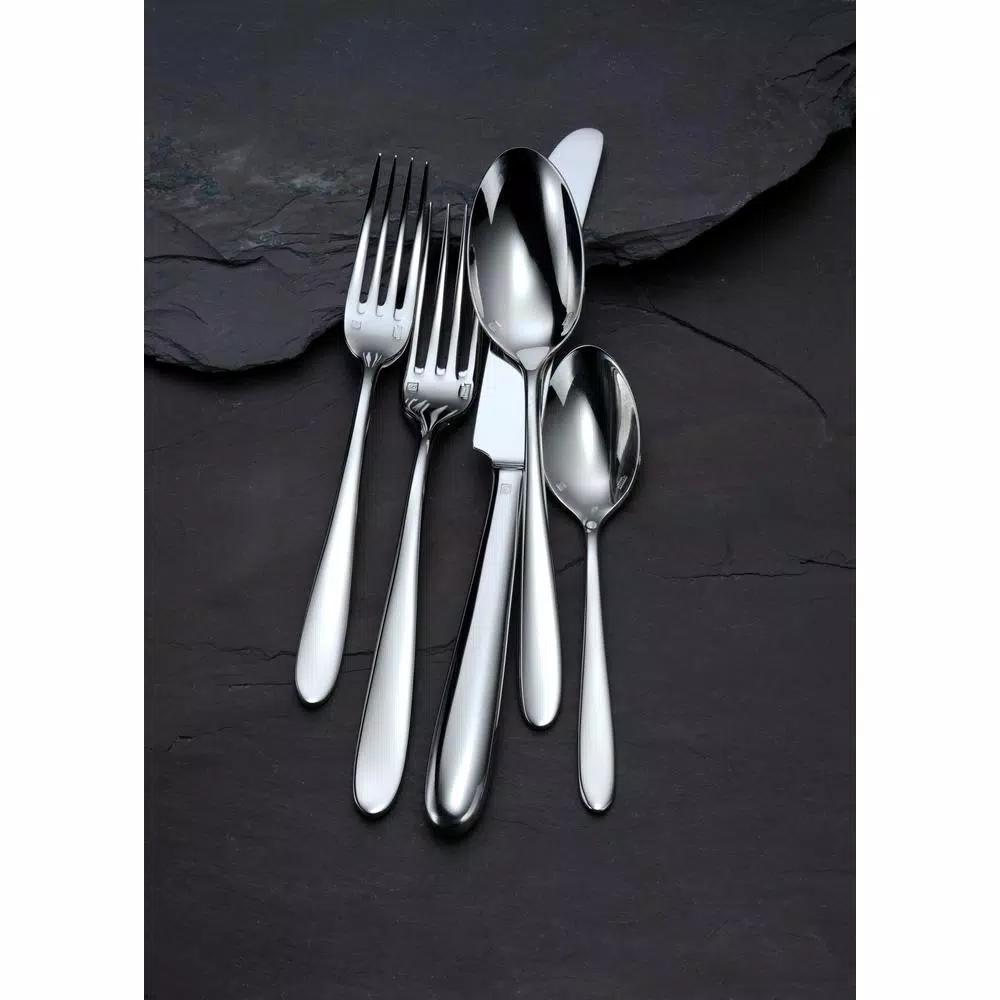 Oneida Mascagni II 18/0 Stainless Steel Serving Spoons, Silver (Set of 12)