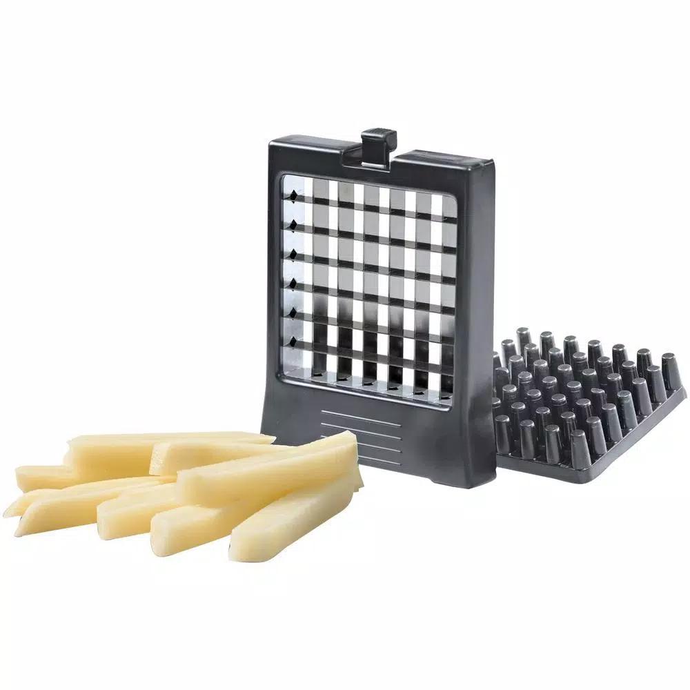 Starfrit Gourmet Fry Cutter with Stainless Steel Blades and Suction Base