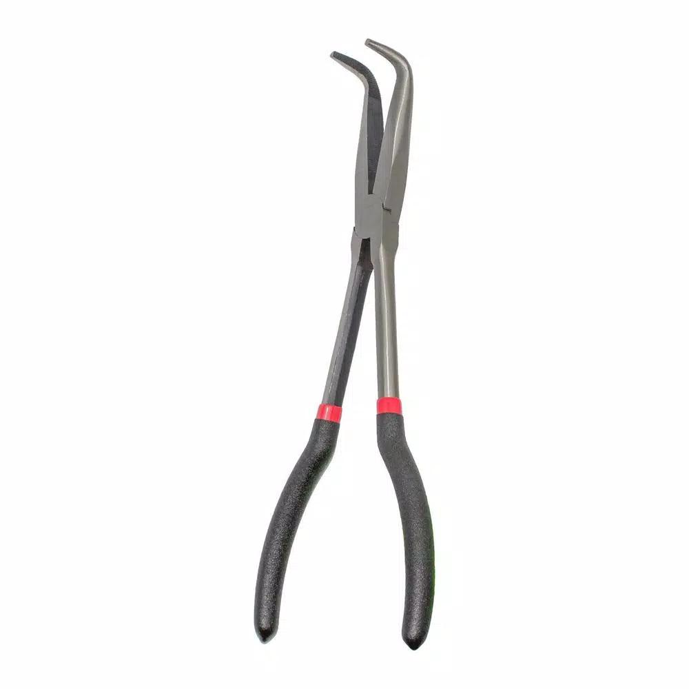 KING 5-Piece Long Nose Pliers Set, 11 in. Straight, 90-Degree, 45-Degree, Hose, Cable, and Flat Nose