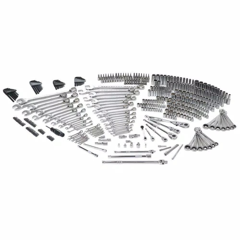 Husky 432-Piece Mechanics Tool Set with 1/4 in, 3/8 in, and 1/2 in. Drive Sockets and Wrenches