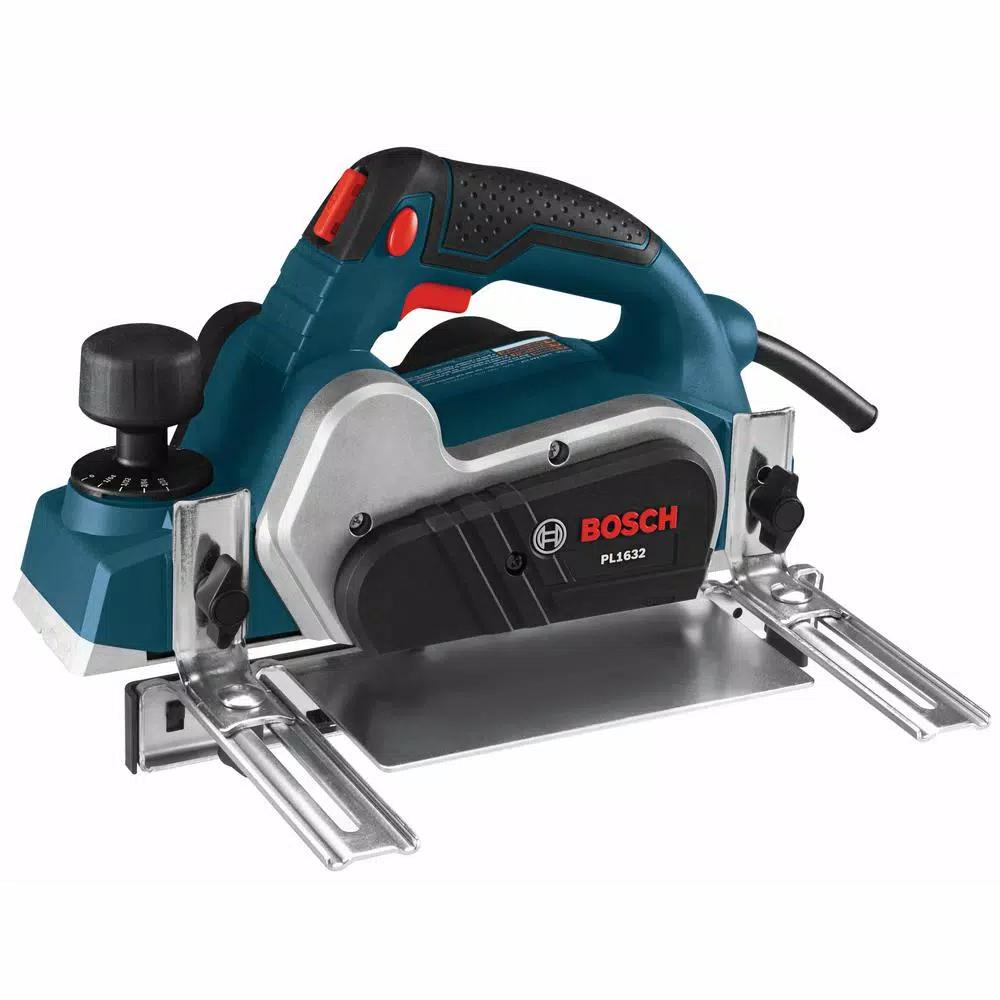 Bosch 6.5 Amp 3-1/4 in. Corded Planer Kit with Woodrazor Tungsten Carbide Blades (2-Pack)
