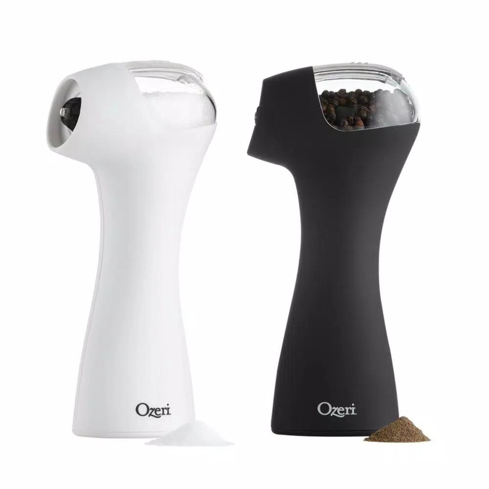 Ozeri Graviti Pro II Electric Salt and Pepper Grinder Set, BPA-Free Ceramic Mills