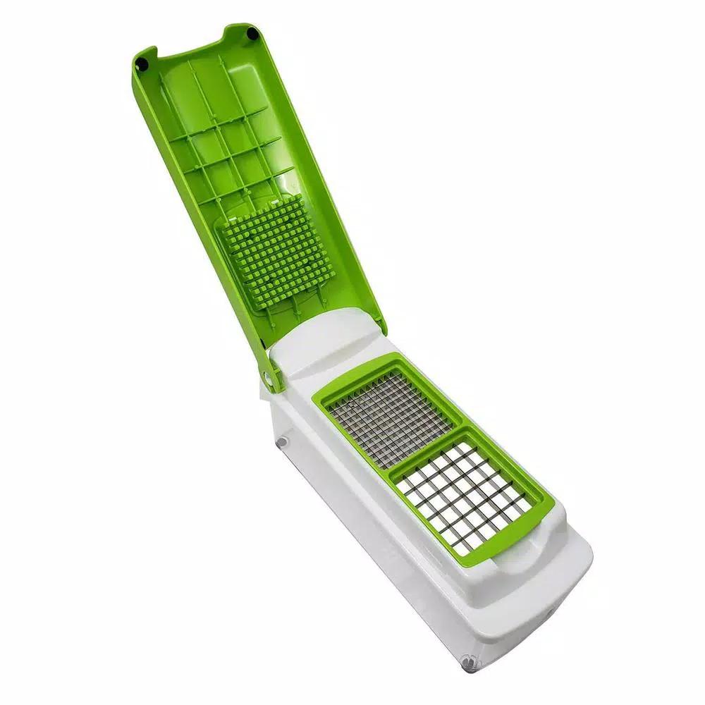 LavoHome 12-in-1 Multi-Use Vegetable Slicer, Dicer, and Chopper Set with Stainless Steel Blades