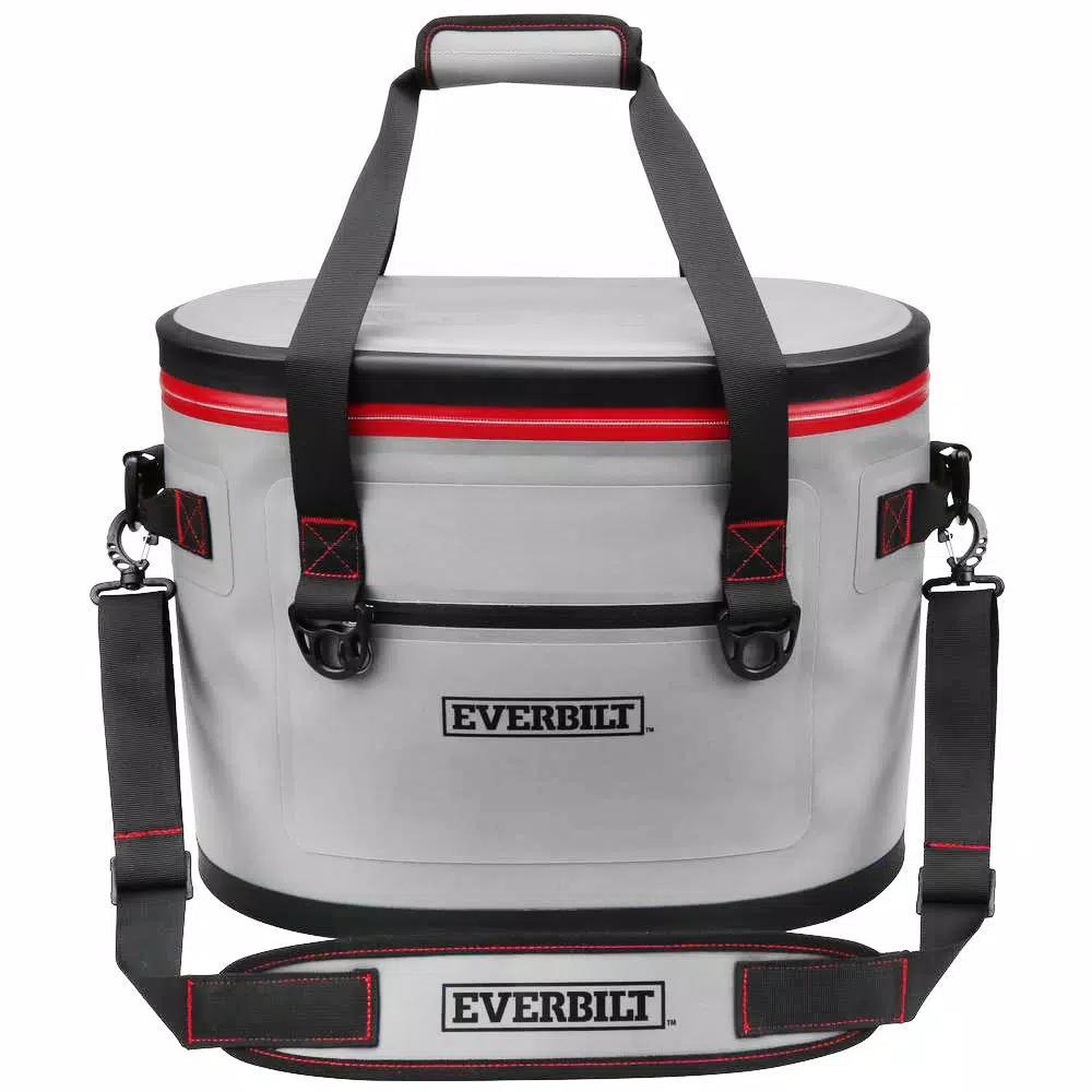 Everbilt 30-Can Soft-Sided Cooler Bag with Waterproof Zipper - 10.46 Qt.