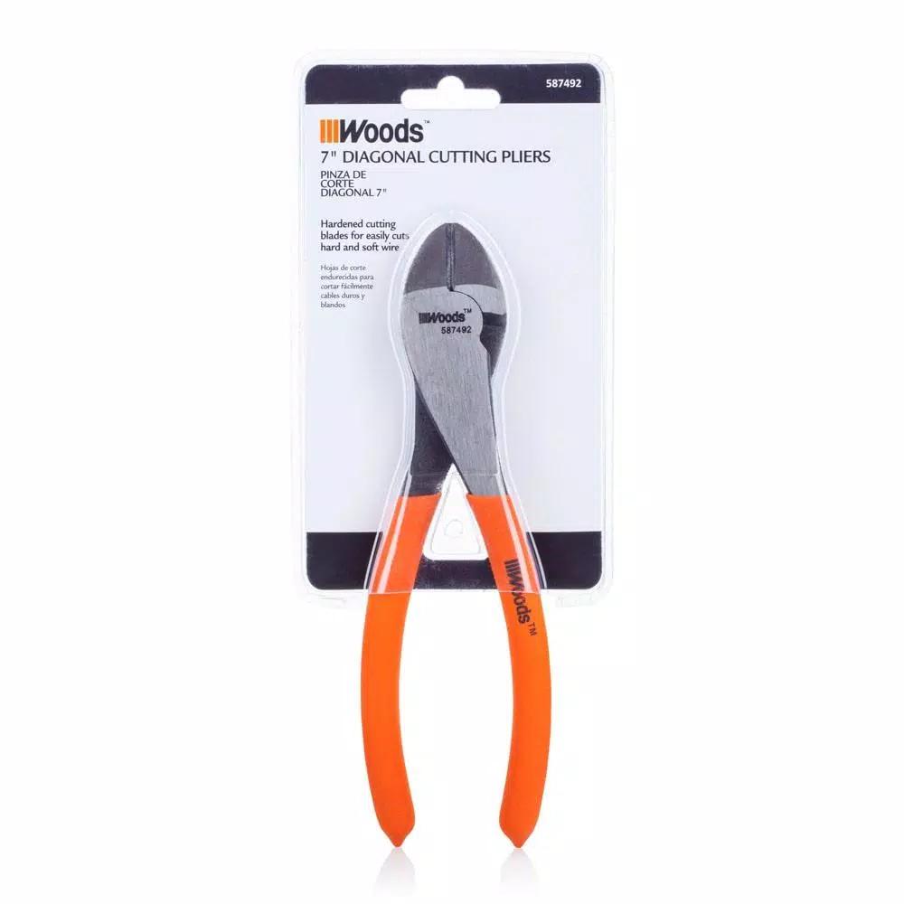 Southwire 7 in. Diagonal Cutting Pliers with Induction Hardened Carbon Steel Blades