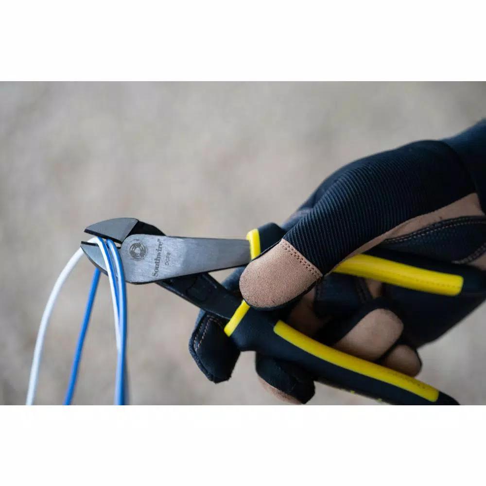 Southwire 8 in. Hi-Leverage Diagonal Cutting Pliers, Drop Forged 6150 Alloy Steel