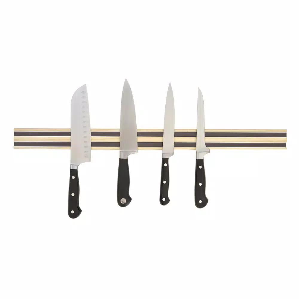 Fox Run 18 in. Magnetic Maple Wood Utensil and Knife Bar