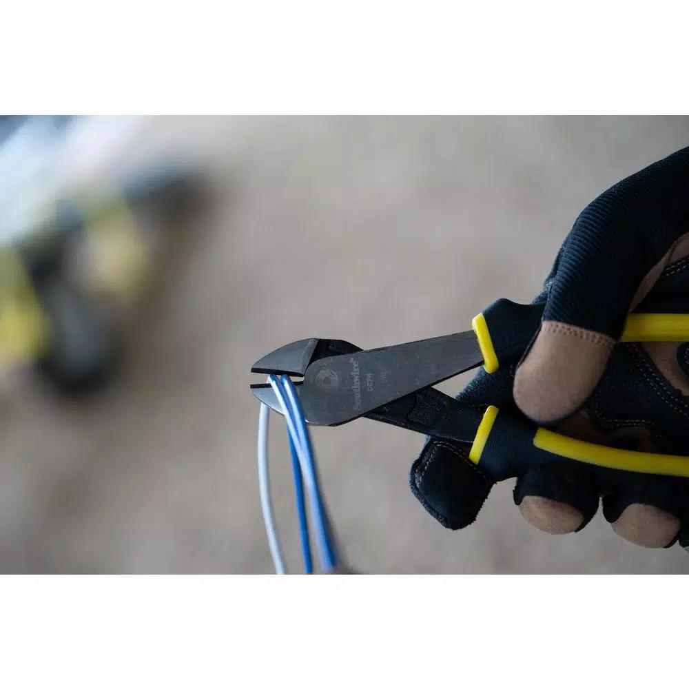 Southwire 8 in. Hi-Leverage Diagonal Cutting Pliers, Drop Forged 6150 Alloy Steel