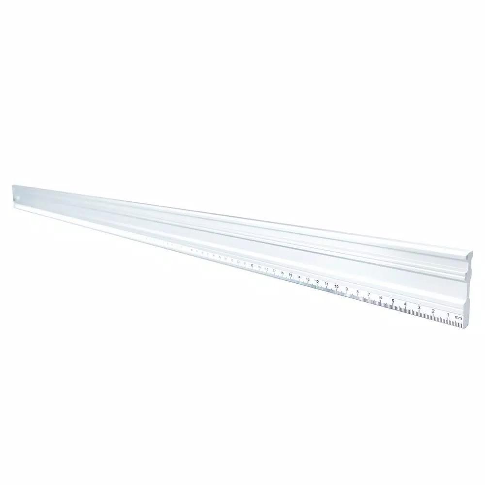 POWERTEC 50 in. Anodized Aluminum Straight Edge Ruler, Precision Machined to 0.003 in.