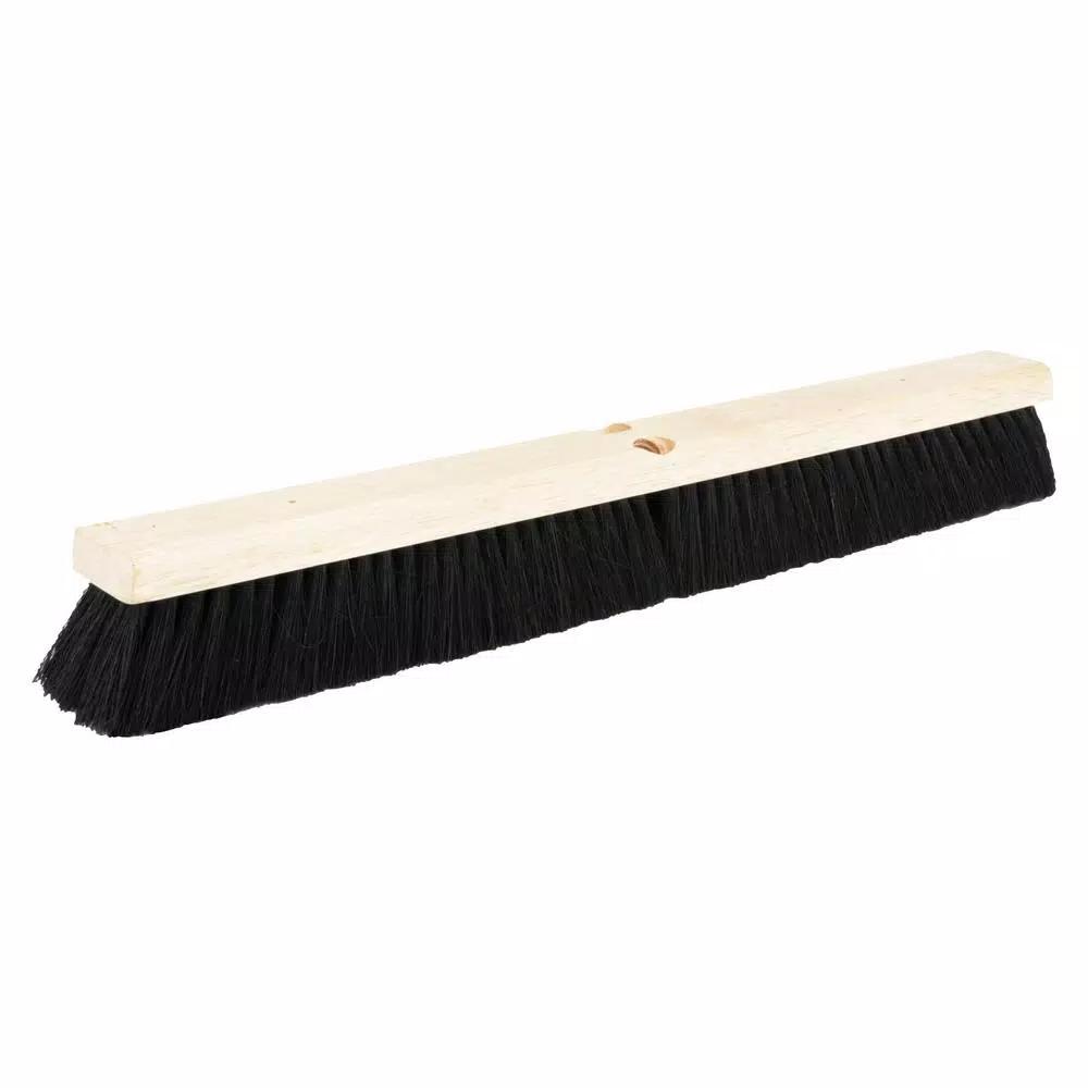Boardwalk 24 in. Floor Brush Head with 2.5 in. Black Tampico Fiber Bristles