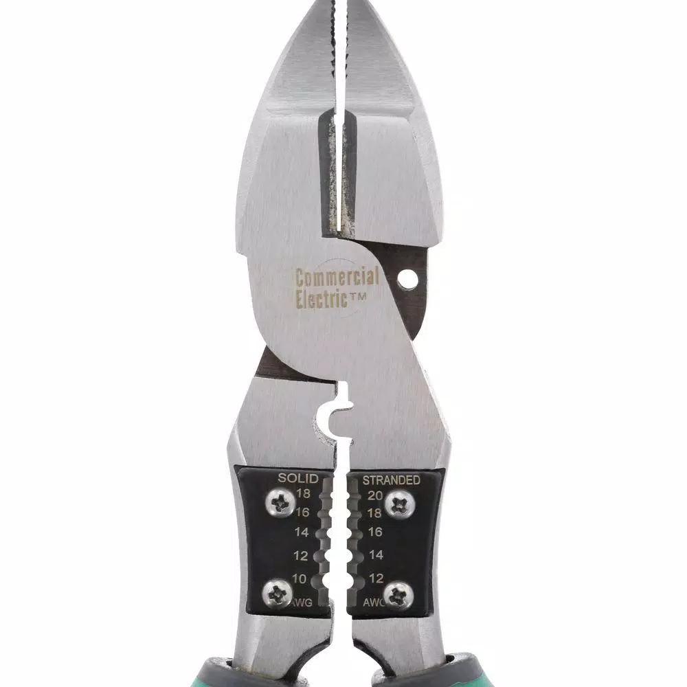 Commercial Electric 7-Piece Electrician's Tool Set with Pouch and Linesman Pliers