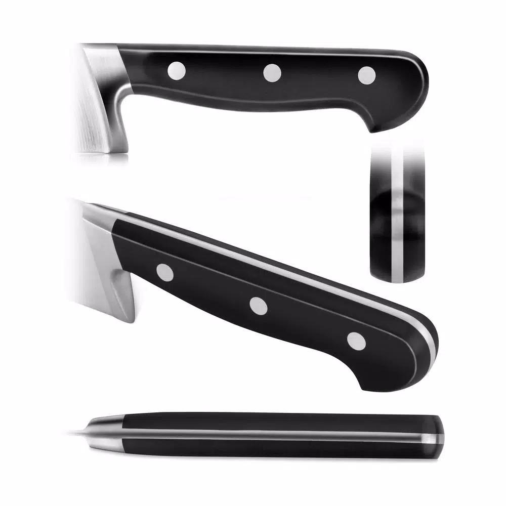 Cangshan V2 Series 5 in. Steak Knife Set with Acacia Wood Block, 9-Piece Set