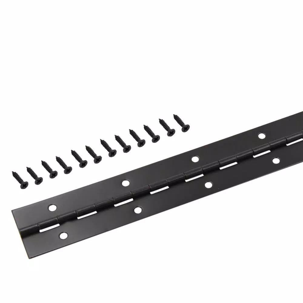 Everbilt 1-1/2 in. x 48 in. Oil-Rubbed Bronze Continuous Hinge, Steel