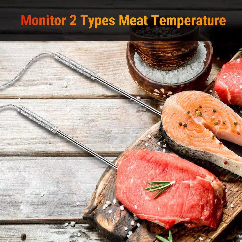 ThermoPro TP-08 Dual Probe Wireless Digital Meat Thermometer for BBQ, Smoker, Grill, and Oven