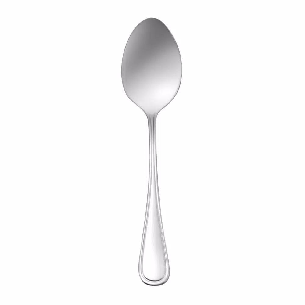 Oneida New Rim 18/10 Stainless Steel Serving Spoons, Silver, Set of 12
