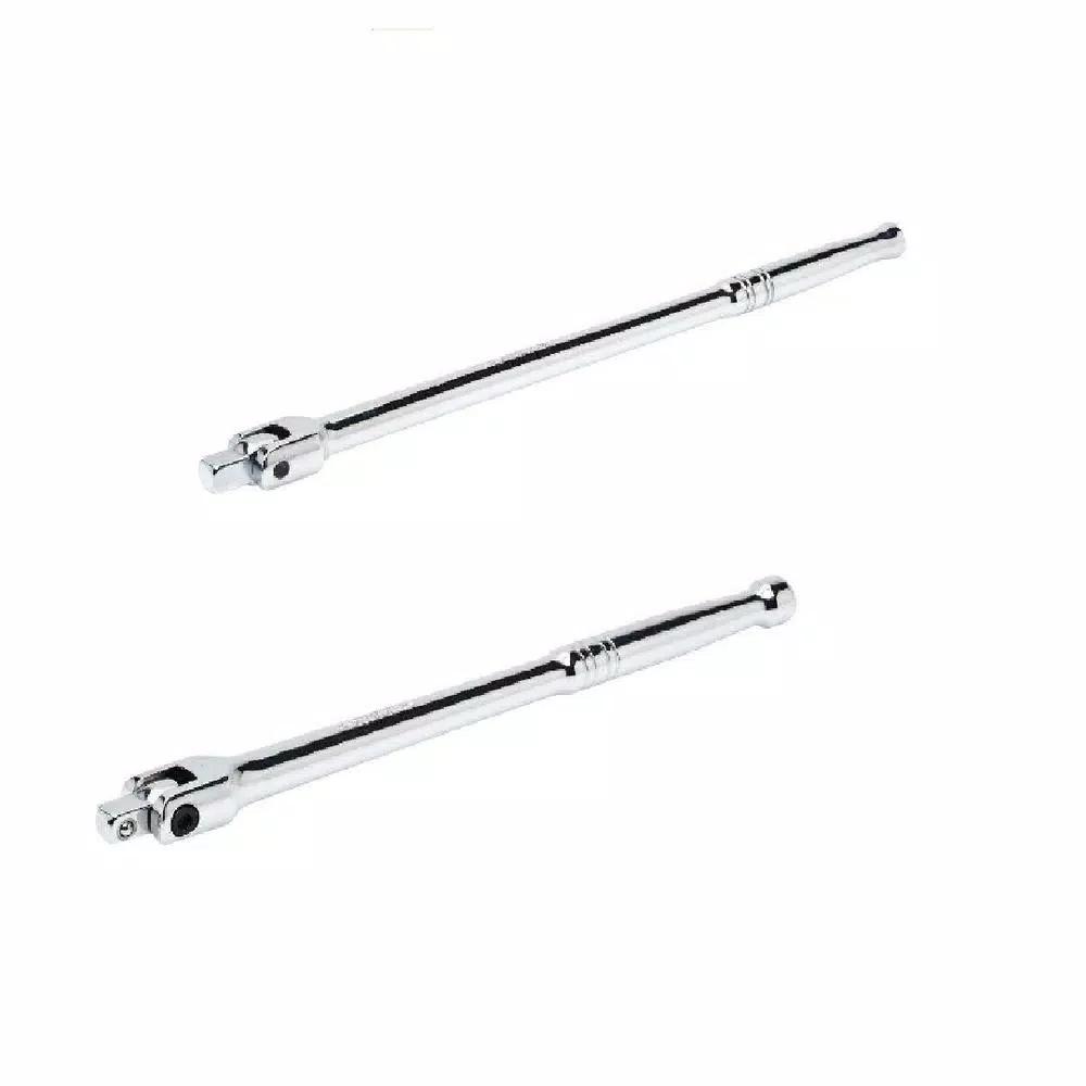 Husky 2-Piece Breaker Bar Set, 3/8 in. and 1/2 in. Drive, Alloy Steel