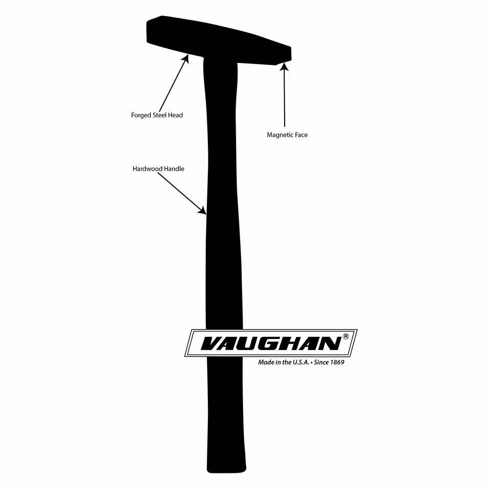 Vaughan 5 oz. Magnetic Tack Hammer with Hickory Handle