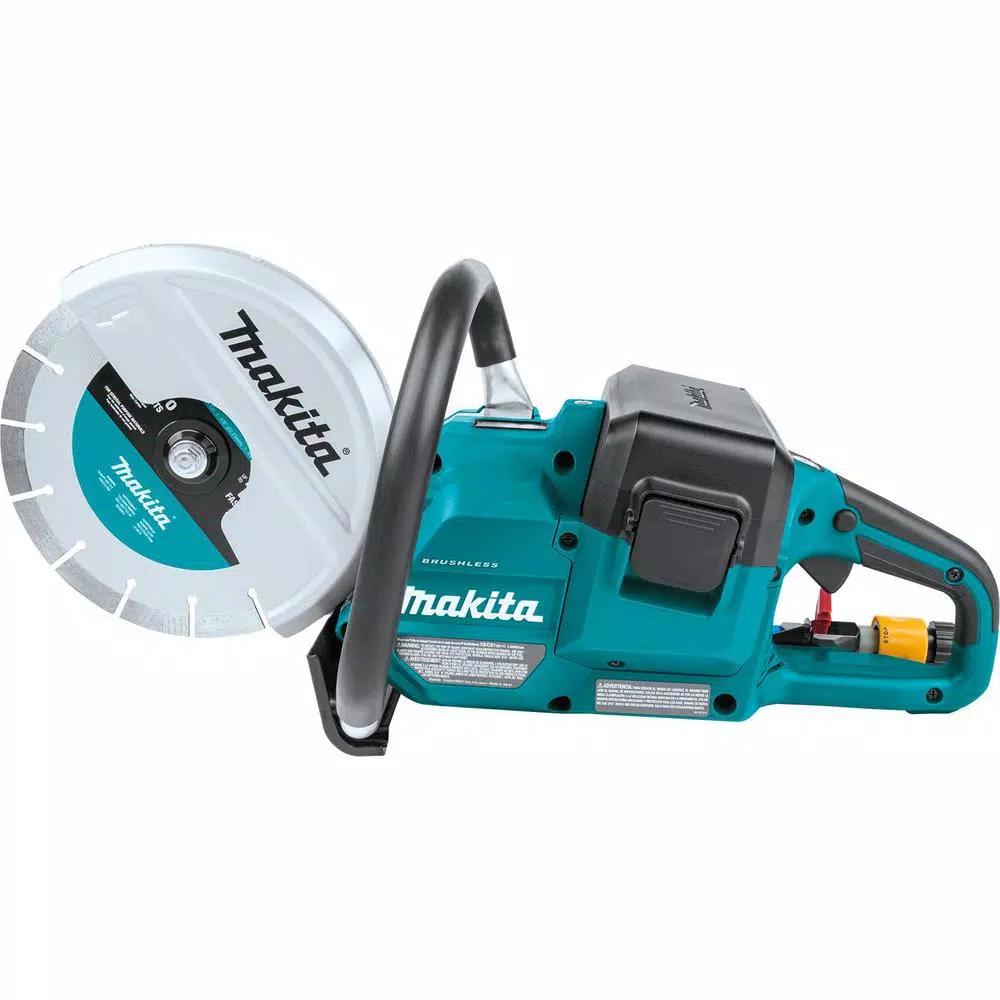 Makita 18V X2 (36V) LXT Brushless 9 in. Cordless Power Cutter Kit with 4 Batteries and Charger