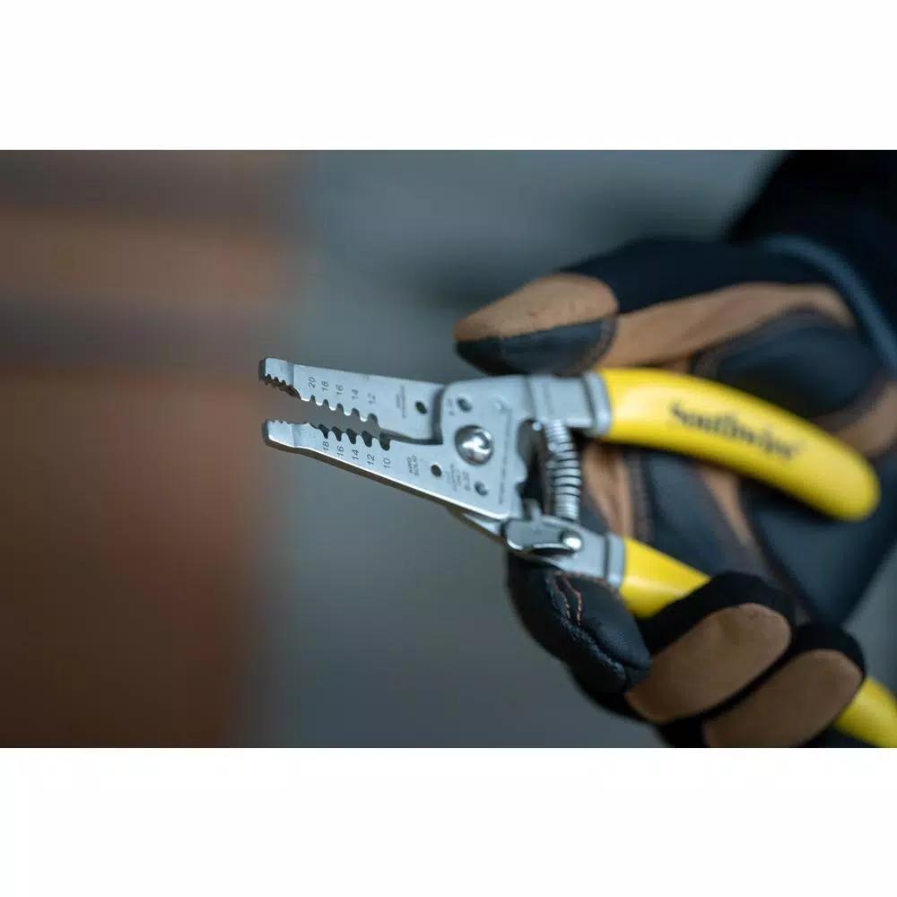 Southwire Ergo S1018SOL Wire Stripper 10-18 AWG, Stainless Steel Shear Blades