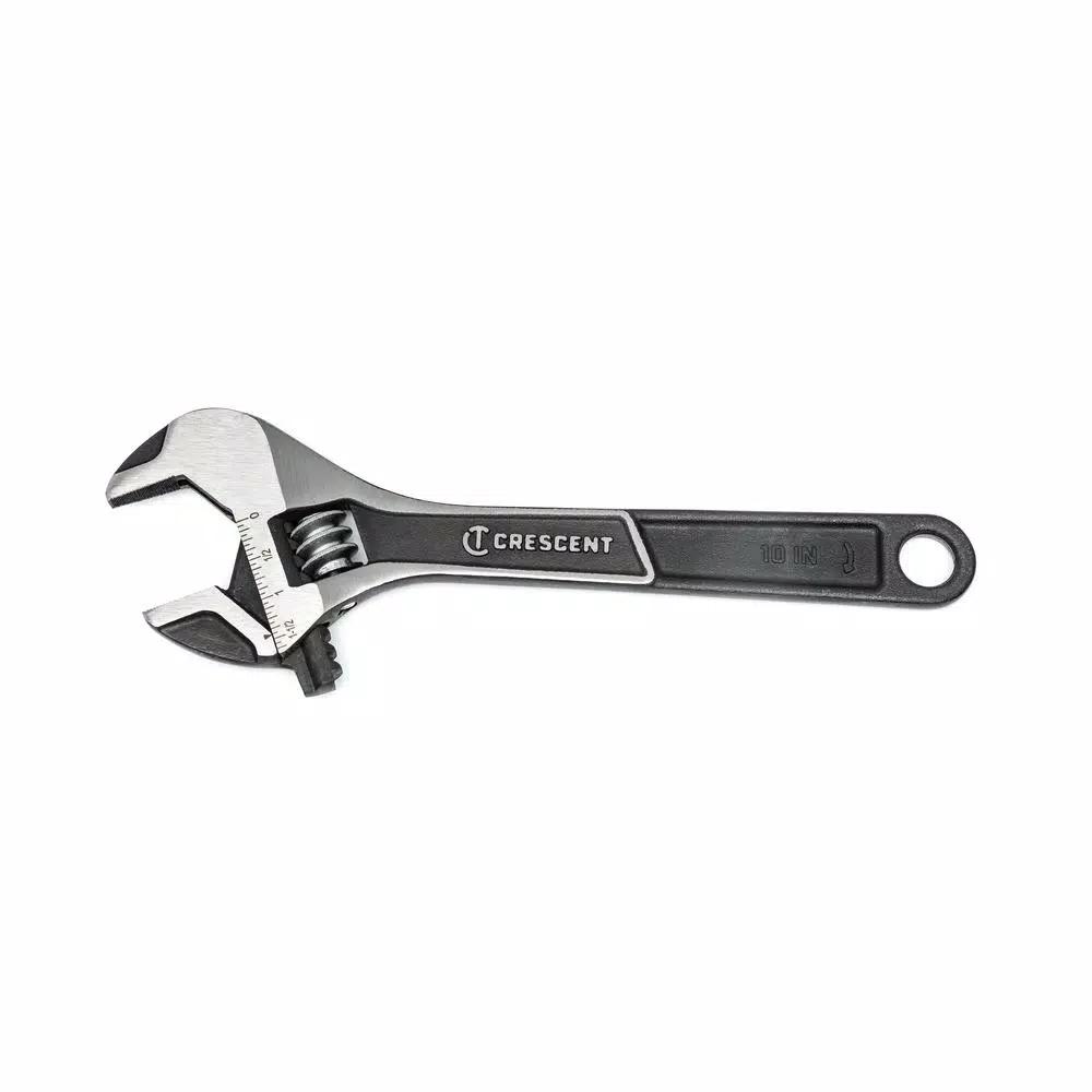 Crescent 4-Piece Adjustable Wrench Set, 6 in. and 10 in. Wide Jaw and Normal Jaw
