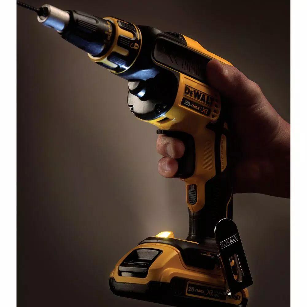 DEWALT 20V MAX XR Brushless Cordless Drywall Screw Gun Kit with (1) 5.0Ah Battery & Charger