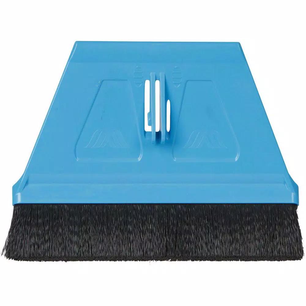 WISP miniWISP 6 in. Blue Whisk Broom and 7 in. Plastic Dustpan Set with Electrostatic Bristle Seal Technology