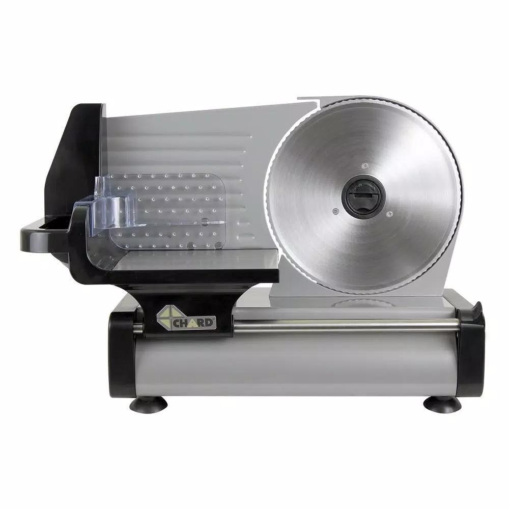 CHARD Electric Slicer with 8.6-in. Stainless Steel Serrated Blade