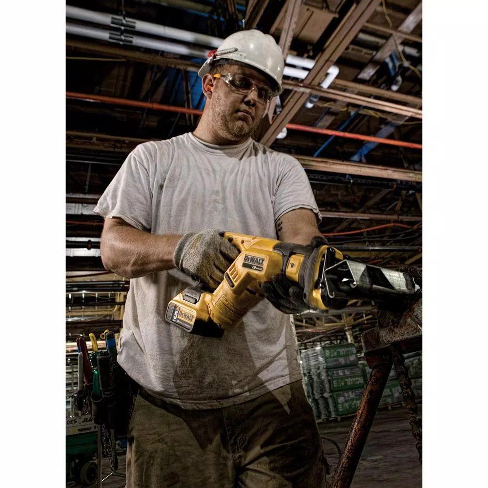 DEWALT 20V MAX Cordless Compact Reciprocating Saw Kit with (2) 5.0 Ah Batteries and Charger